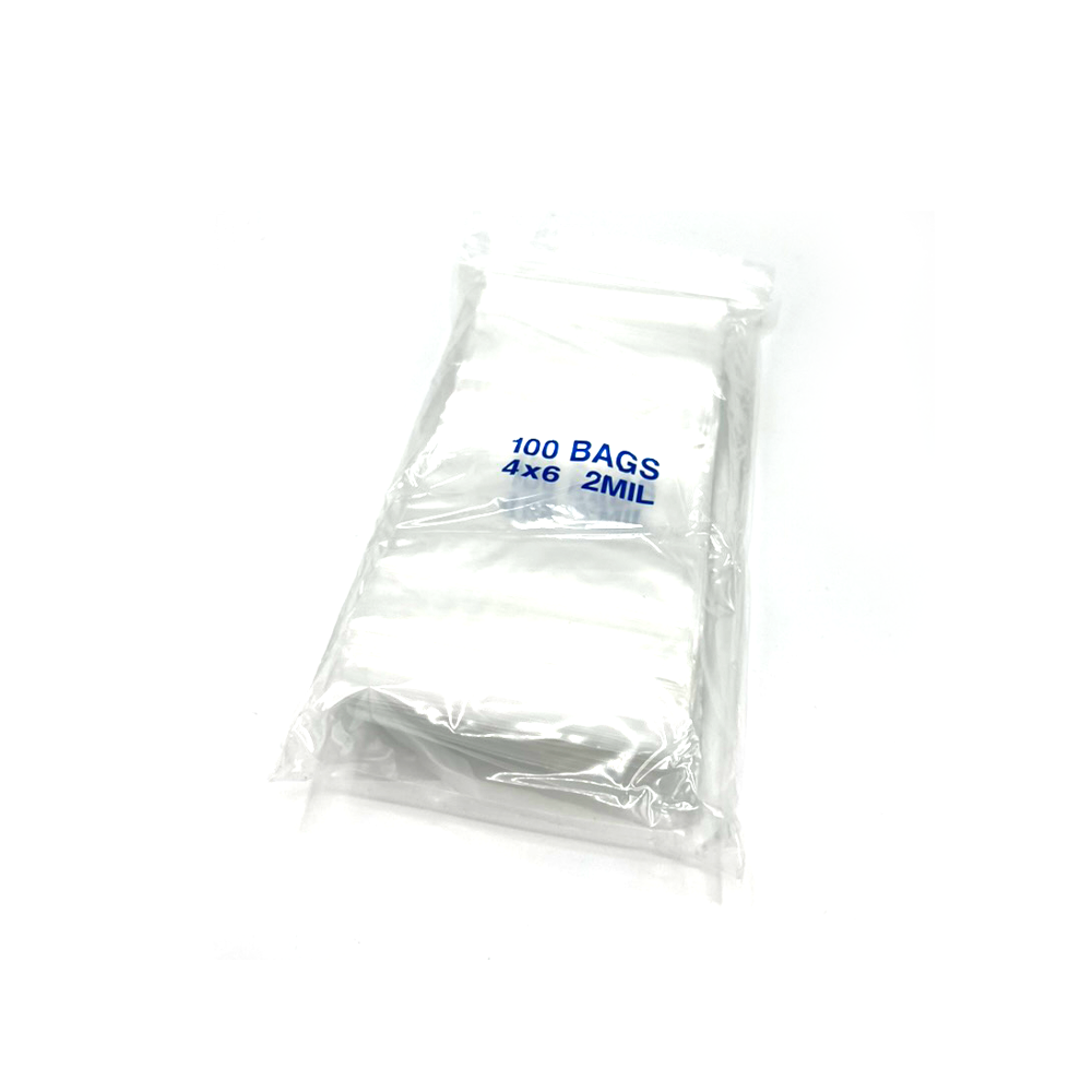 4X6 Clear Zip Bag