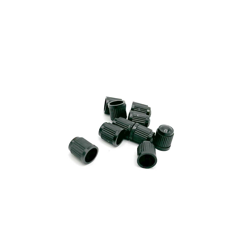 Plastic Black Valve Stem Caps