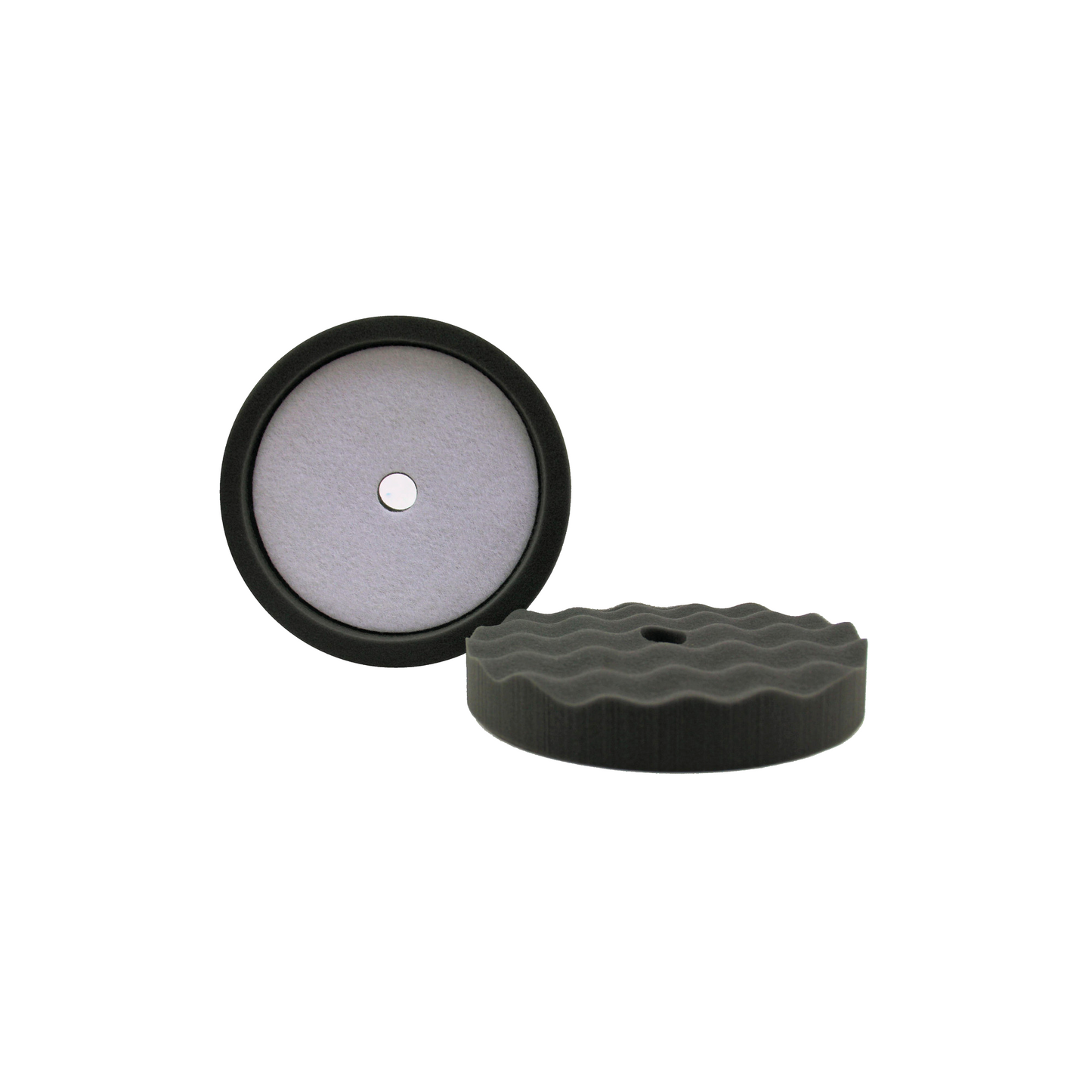 Black Waffle Finish Pad [8 in] [2/Pack]