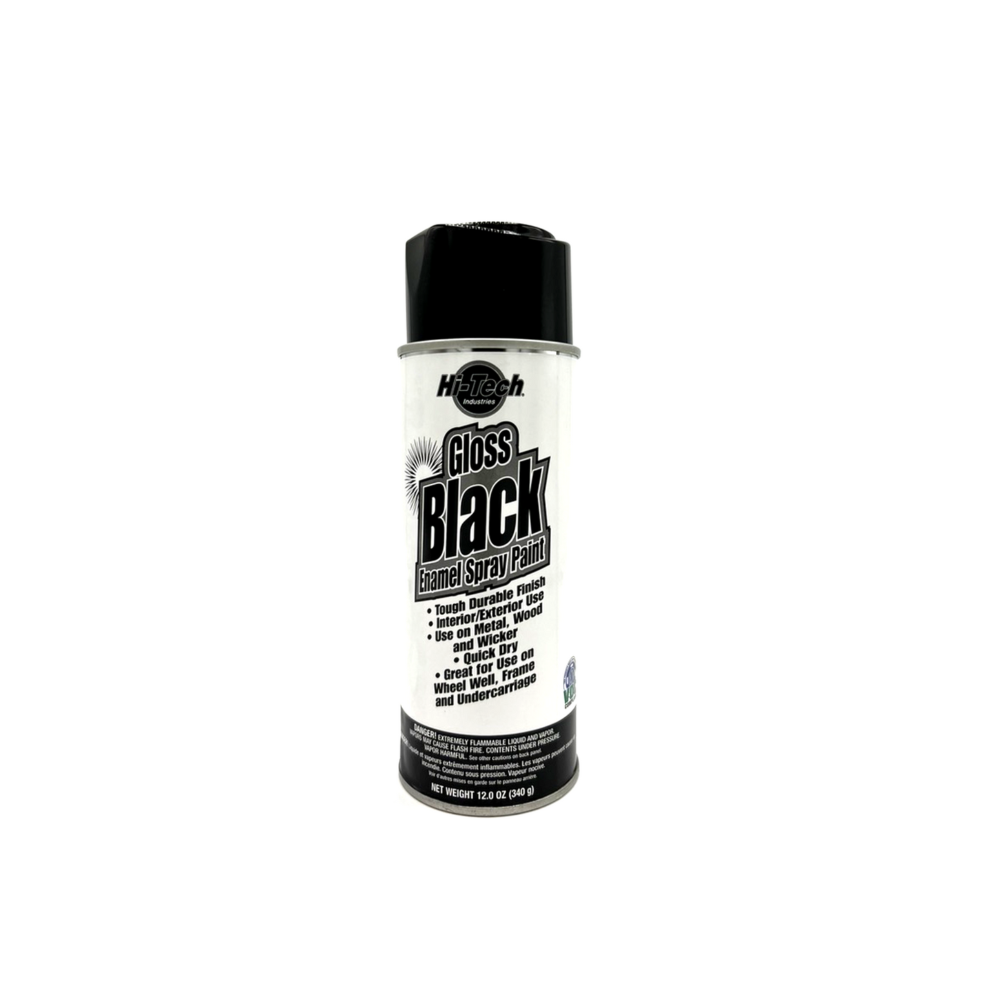 Gloss Black Econo Spray Paint 10 oz