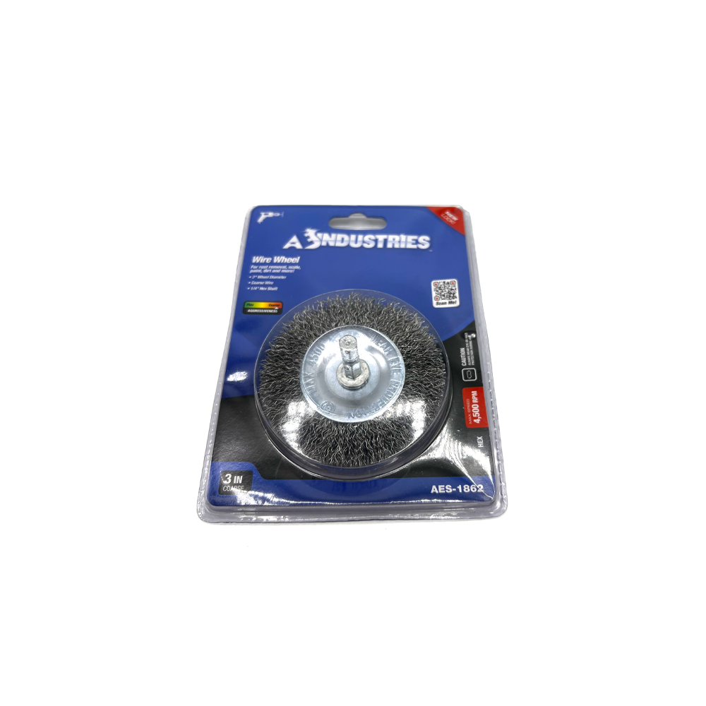 CoarseWire Wheels [3In W/ 1/4In Shank]