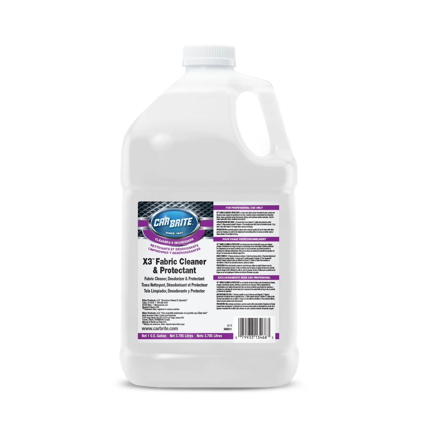 X3 Fabric Cleaner & Protectant